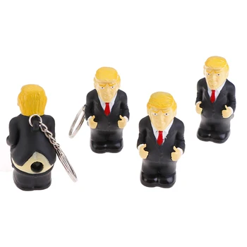 Modeliavimo Kakoti Keychain Pirmininkas Donald Trump Lėlės Pakabukas Išspausti Maišelį Paketų Prižiūrėtojų Raktinę Juokinga Automobilio Klaidingą Žaislas
