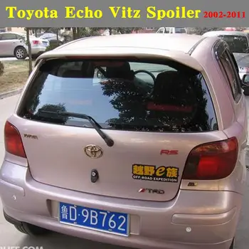 Toyota Vitz Spoileris, ABS Medžiagos, Automobilių Galinis Sparnas Gruntas Spalvos Galinis Spoileris Toyota Echo Vitz Spoileris 2002-2011