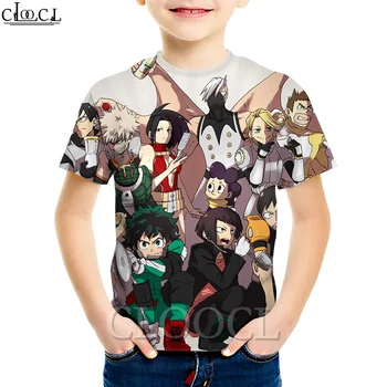 CLOOCL Japonų Anime Mano Herojus Akademijos Vasaros Mados Vaikai 3D Print T-shirt Cutr Berniukų ir Mergaičių, Atsitiktinis, Kietas Harajuku Trumpas Rankovės