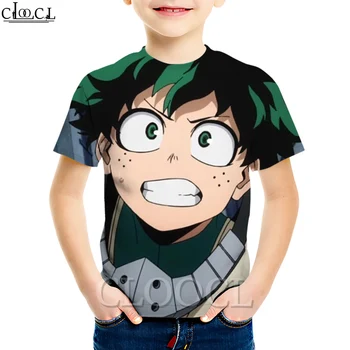 CLOOCL Japonų Anime Mano Herojus Akademijos Vasaros Mados Vaikai 3D Print T-shirt Cutr Berniukų ir Mergaičių, Atsitiktinis, Kietas Harajuku Trumpas Rankovės