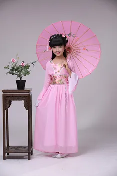 Vaikų kostiumas princesė dress Guzheng veiklos paslaugų nuotrauka kostiumai Tango Hanfu kilnus mergina kostiumai, kostiumai