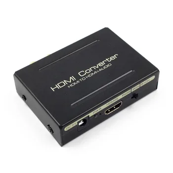1pc HDMI į HDMI Audio Extractor 1080P Splitter Optinis SPDIF+RCA L/R Audio Extractor Konverteris HDMI Audio Splitter