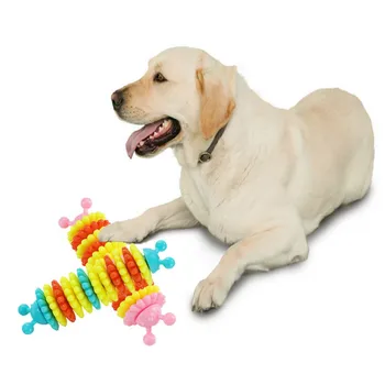 Naminių Šunų Dantų Valymo Kramtyti Žaislas Maisto kokybės TPR Saugi Medžiaga, Pet Bite Atsparus Dantų Ištekėjimo Šunų Įkandimo Žaislas