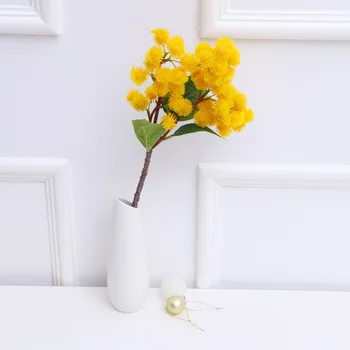 1Pc Dirbtinis Kaštonų Vaisių Ryškus Gėlių Imituojamas Augalų Ornamentais Namų Apdailos Fotografijos Rekvizitai Balta