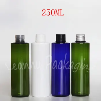 250ML Butas Peties Plastikinio Butelio , 250CC Vandens / Šampūnas / Dušo Želė Sub-išpilstymo , Tuščias Kosmetikos Pakuotę ( 30 VNT/Lot )