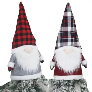 Kalėdų Eglutė Topper Mielas Top Hat Žiemos Šalies Medžio Apdaila Ornamentu
