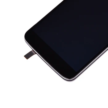 Originalą LG G2 D802 LCD Ekranas Touch screen + skaitmeninis keitiklis komplektuojami su rėmo Juodos ir baltos spalvos lcd