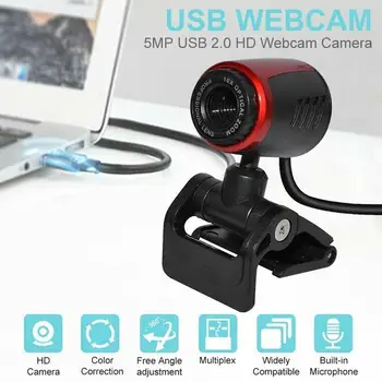 Naujas 30 laipsnių pasukti 2.0 HD Kamera, USB Kamera, Vaizdo PC Kompiuteris Įrašymas Mikrofonas Web Kamera su K8T5