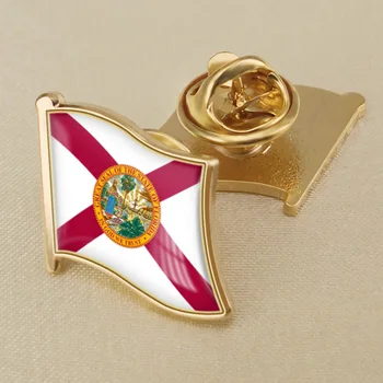 Antspaudas Floridos valstijos Jungtinės Amerikos valstijos Vėliavos Atvartas Smeigtukai/Broochs/Emblemos