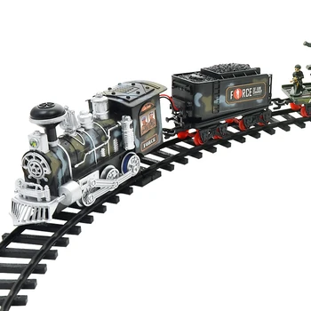 RC Gabenti Geležinkeliais, Automobilių Elektros Garo Dūmų Bėgių kelio Traukinio Imitavimo Modelį Įkrovimo Rinkinys Modelis Žaislas Žaislas