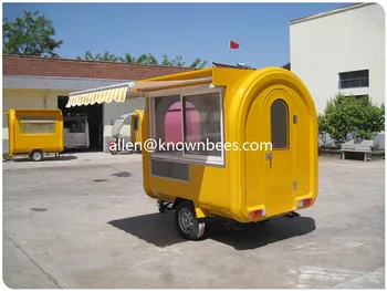 Pėdų sunkvežimių maisto prekybos vežimėliai, skirtas parduoti