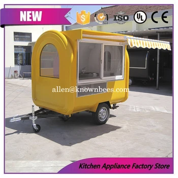 Pėdų sunkvežimių maisto prekybos vežimėliai, skirtas parduoti