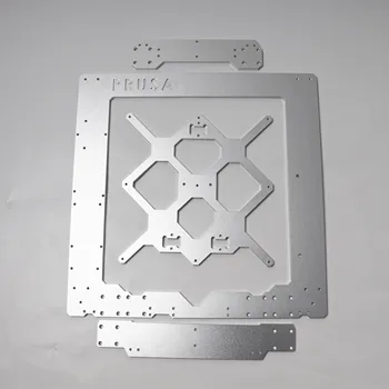 Aukštos kokybės Prusa i3 MK3/MK3S aliuminio lydinio rėmas,Y Vežimo,Priekinės ir Galinės Plokštelės rinkinys, sidabro spalvos Prusa i3 3d spausdintuvas