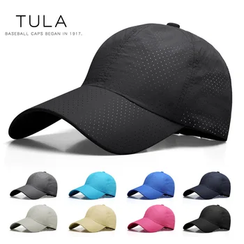 Greitai džiūstantys beisbolo kepuraitę gryna spalva moterų skėtį nuo saulės bžūp lauko saulės vyrų alsuoklio skyle kepurės didmeninė ir custom