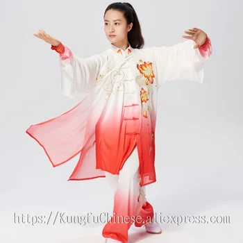 Kinų Tai či vienodas taiji bokso drabužių Kungfu drabužius Kovos menų kostiumai, apranga vyrams, moterims, vaikams berniukas vaikai suaugę