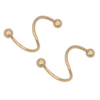 ORYANA 925 Sterlingas Sidabro, Aukso spalvos korėjos Paprasta Varžtų sukimas auskarų auskarai Individualaus dizaino Auskarai už wemen