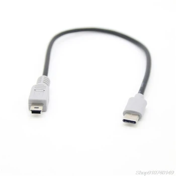 1M USB C Tipo 3.1 Vyras Į Mini USB 5 Pin B Male Kištuko Keitiklį OTG Adapterio Sukelti Duomenų Kabelis, skirtas Mobiliesiems Macbook N09 20 Dropship