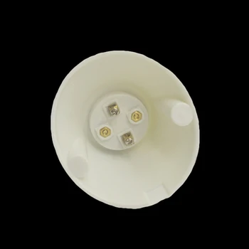 10VNT Universalus buitiniai 100-250V AC E27 lempos laikiklis bakelite įstrižai