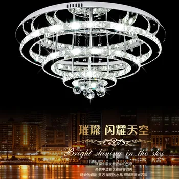 Hall Hotel Kristalų LED Sieniniai šviestuvai 300mm/500mm/700 mm, Nerūdijančio Plieno, su Nuotolinio Valdymo Viena Lemputė Dviejų Stilių Nemokamas pristatymas