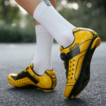 MTB Kelių dviračių vyrų, moterų, Vėdinimo batai Savaiminio fiksavimo kalnų keliu, universalus Dviračių sporto batelius Zapatos Ciclismo batus, Unisex