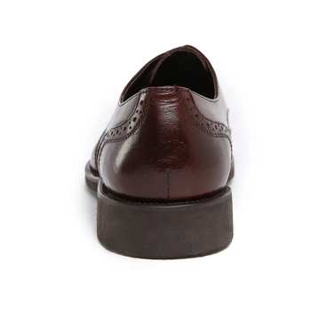 Mados naujus oxford batai juoda / ruda tan vyrai verslo batai natūralios odos vyriškos aprangos batai pažymėjo tne vestuvių batai