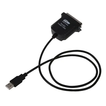 Naujas Lygiagrečiai Uosto DB36 Spausdintuvo LPT USB, Express Card Adapteris Keitiklis Juoda