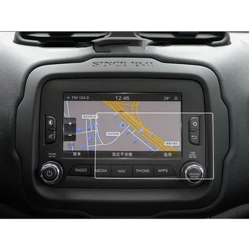 6.5 Colių GPS Ekrano apsaugos Jeep Renegade Automobilių Navigacijos Ekrano Apsauginės Plėvelės Automobilio Salono Grūdintas Stiklas