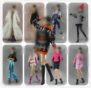 30cm Lėlės Suknelė Mados Drabužių, rankų darbo apranga, Barbie Lėlės, už licca Reikmenys, Žaislai Geriausias Mergaitė 