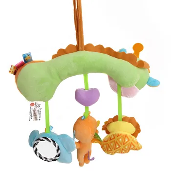 Žaislai Pelėda-Paukštis Mielas Animacinių Filmų Gyvūnų Stuff Pliušinis Lėlės Kūdikių Ankstyvojo Ugdymo Barška Lovos Kabo Vežimėlį, Kabantys Žaislai, Dovanos