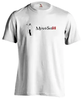 Medvilnės Spausdinti Mens Vasaros Mushishi Ginko Mūša-Shi Mūša ANIME, MANGA T-shirt Marškinėliai