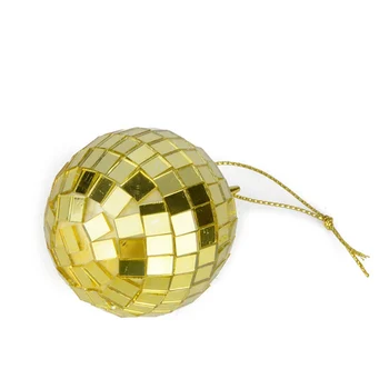 2vnt Kalėdų Disco Balls Veidrodėlis veidrodėlio Stiklas Kamuolys Hotel Bright Kamuolys Mall Festivalių Ornamentu Kalėdų Eglutės Kabo Pakabukas