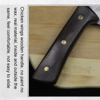 PEGASI Virtuvinis peilis namų peiliu pjaustyti kaulų peilis, šefo mėsos pjaustymo peilis tradicinių kalimo peilis