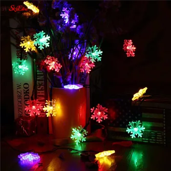 3M/6M/10M Snaigės String Žibintai LED Lauko Medžio Šviesos Vestuvių Kalėdų eglutės Namų Patalpų Apdailos 5z