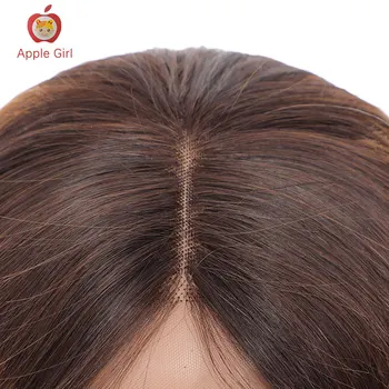 Applegirl Plaukų Purios Garbanotas T-dalis Nėriniai Priekiniai Perukas 12 30 Colių Spalvotas Žmogaus Plaukų Perukai Brazilijos Remy