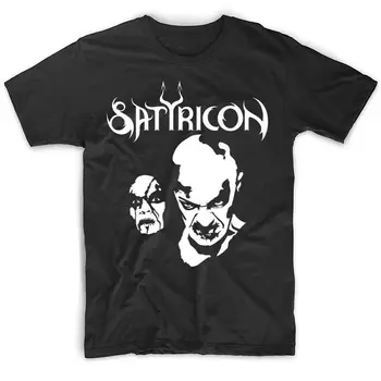 Satyricon Logotipas V1 T Shirt Juoda Visų Dydžiai S-5Xl