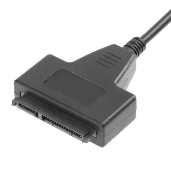 Juoda Standųjį Diską, Konverteris, Laidas USB 2.0 prie Sata Adapteris Išorės Galia 2.5/3.5 colio Kietąjį Diską, Keitiklio Kabelį