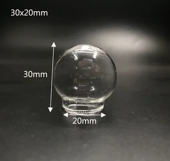 20x12 20x15 25x15 30x20mm Stiklo pasaulyje burbulas išvadas stiklo buteliukas pakabukas, norinčių butelis dome padengti karoliai pakabukas pakabukai 20pcs