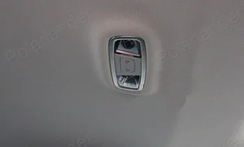 Nerūdijančio plieno Stogo Skaitymo Šviesos Lempos Dangtelio apdaila Apdaila lipdukas Rėmo interjero Liejimo Audi A3