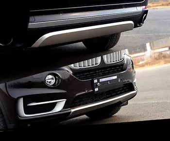 Priekyje&Galinis Bamperis Slydimo Plokštė Sparnas Shield ABS Matinis BMW X5 F15