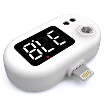 2021 Karšto Pardavimo Telefonu Termometras Protingas Termometras USB Smart Termometru ABS Mini Black Non-Kontaktinis Termometras