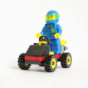 Originalios Mini Transporto Surinkti Modeliai Blokai Automobilių Pastatas Suderinama Miesto Policijos Plokštumos Plytų Žaislai Vaikas Dovana