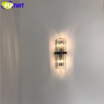 FUMAT Modernios Sienos Lempos Kūrybos Kristalų Sienos Šviesos diodų (LED Šviesos Prabangos, Blizgesio Naktiniai staleliai, Lempa gyvenamojo Kambario, Miegamojo, Koridoriaus Laiptų