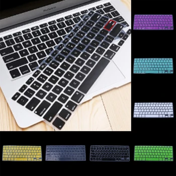 JAV Versija rusų Klaviatūra Silikono Odos Dangtelis Apple Macbook Air Pro 13 15