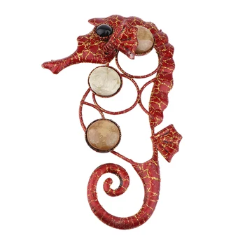 Metalo 3D Gecko,Drugelis, Sea Horse,Vėžlio Sodo Sienos Meno Dekoro Ornamentu