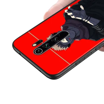 Ryškiai Juodas Dangtelis Anime ir Animacinių filmų Džiudžiutsu Kaisen Už Xiaomi Redmi 9 Pastaba 9S 8T 8 7 6, 5A 5 4X 4 Pro 