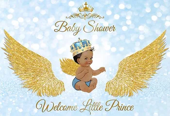 Avezano Fotografijos Backdrops Baby Shower Mažasis Princas 