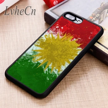 LvheCn Kurdistano Vėliavos Vintage telefono Case cover For iPhone 5 6 6s 7 8 plus X XR XS max 11 12 Pro 