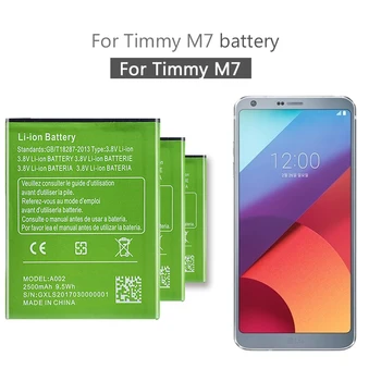 2500mAh Bateriją TIMMY M7 A002 Octa Core MTK6592 5.5 Colių Mobiliojo Telefono Baterijas Kelio Kodas
