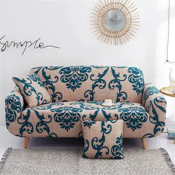 Graži sofa-lova, sofos gyvenamasis kambarys sofos, padengti su Gėlėmis elastinga baldai apima, kurių skerspjūvio sofos padengti 2019 Naujas