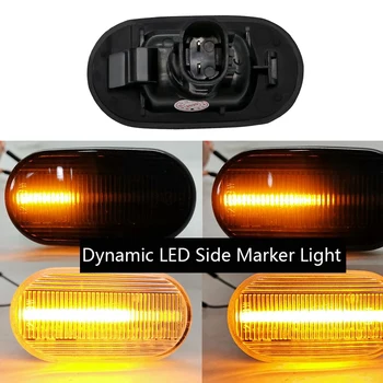 LED Šoninis Kartotuvas Indikatorius Dinamiškas Posūkio Signalo Lemputė už Suzuki Jimny Lapin Atlikti Mazda AZ Spiano Scrum 
